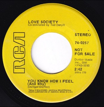 Love Society - Don't Worry Baby (7") - Image 2