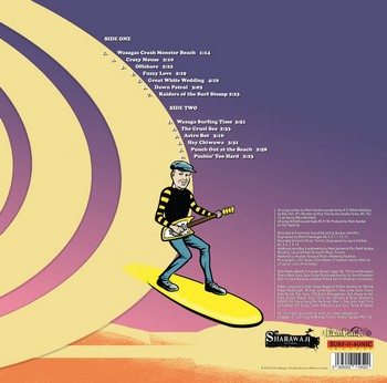 Mark Malibu and The Wasagas - Crash Monster Beach! (LP) - Image 2