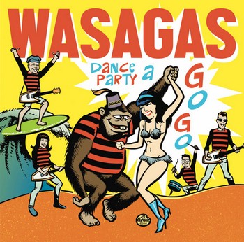 Mark Malibu and The Wasagas - Dance Party a Go Go   (LP)