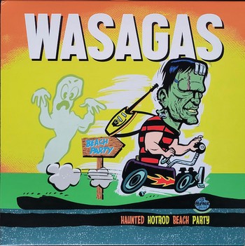 Mark Malibu and The Wasagas - Haunted Hotrod Beach Party (LP)