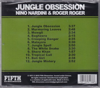 Nino Nardini & Roger Roger – Jungle Obsession (CD) - Image 2