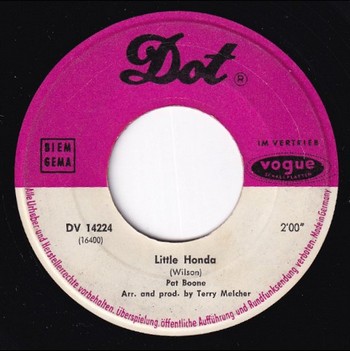 Pat Boone – Little Honda   (7")