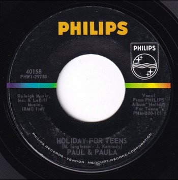 Paul & Paula - Holiday Hootenanny (7") - Image 2