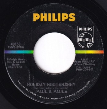 Paul & Paula - Holiday Hootenanny (7")
