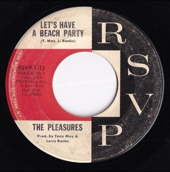 The Pleasures - Let's Have a Beach Party (7")