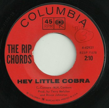 The Rip Chords - Hey Little Cobra (7")