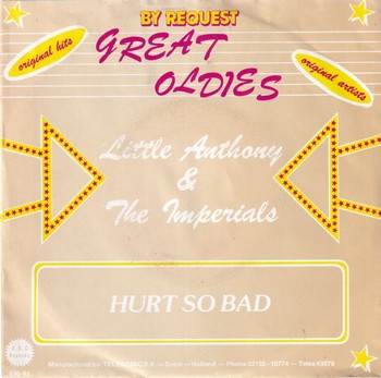The Rivieras - California Sun / Little Anthony & The Imperials - Hurt so Bad (split 7") - Image 2