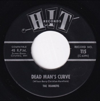 The Roamers - Dead Man's Curve   (split 7")
