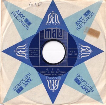 Ronny & The Daytonas - G.T.O. (7")