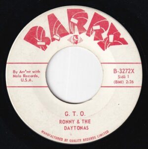 Ronny & The Daytonas - G.T.O.   (7")