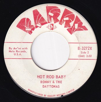 Ronny & The Daytonas - G.T.O. (7") - Image 2