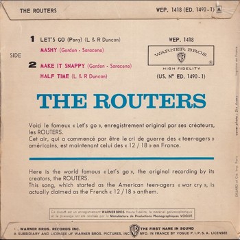 The Routers - Let's Go! with The Routers (7"-EP) - Image 2