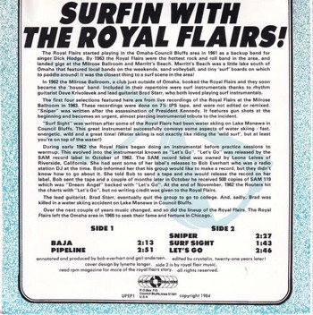 The Royal Flairs - Surfin' with The Royal Flairs (7"-EP) - Image 2
