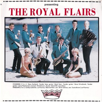 The Royal Flairs - Surfin' with The Royal Flairs (7"-EP)