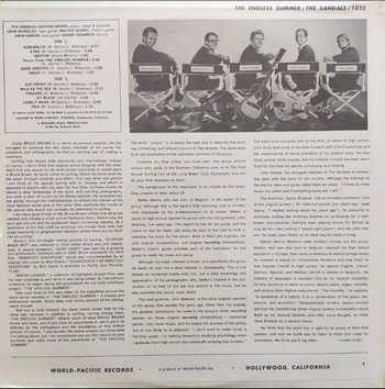 The Sandals - The Endless Summer (LP) - Image 2