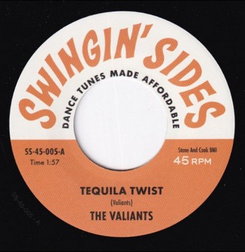 The Shan-Tones - Sheba / The Valiants - Tequila Twist (split 7") - Image 2