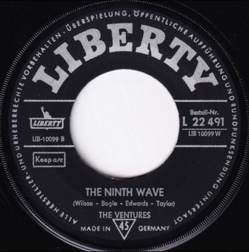 The Ventures - The Ninth Wave (7")