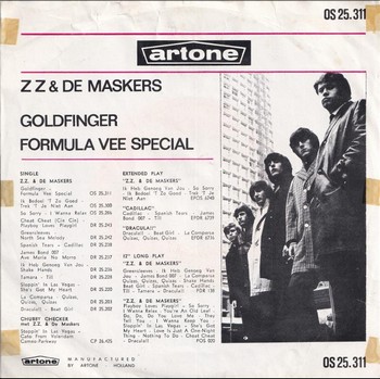 ZZ & de Maskers - Formula Vee Special (7") - Image 2