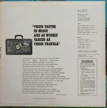 The Astronauts - Travelin' Men (LP) - Image 2