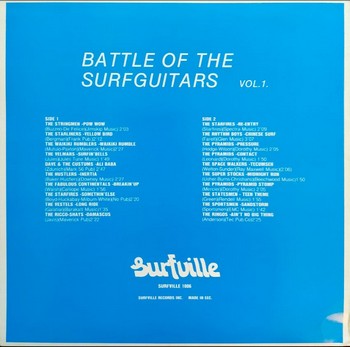 Var. Art. - Battle of the Surfguitars Vol. 1 (LP) - Image 2