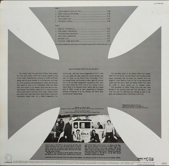 The Bobby Fuller Four - KRLA King of the Wheels (LP) - Image 2