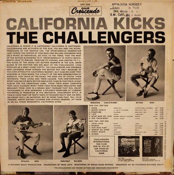 The Challengers - California Kicks (LP) - Image 2