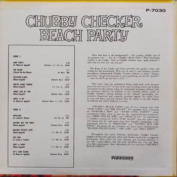 Chubby Checker - Beach Party (LP) - Image 2