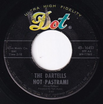 The Dartells - Dartell Stomp (7") - Image 2