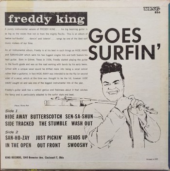 Freddy King - Freddy King Goes Surfin' (LP) - Image 2