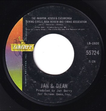 Jan & Dean - Ride the Wild Surf (7") - Image 2