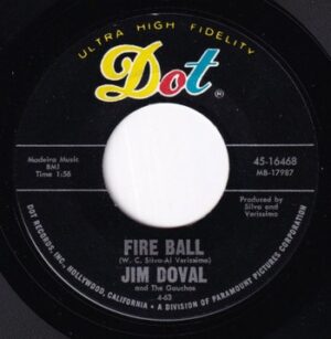 Jim Doval - Fire Ball   (7")
