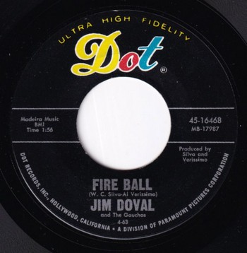 Jim Doval - Fire Ball (7")