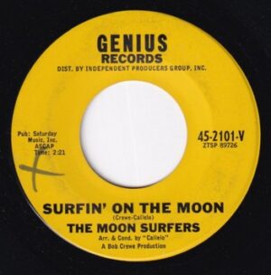 The Moon Surfers - Surfin' on the Moon   (split 7")