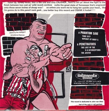 Thee Phantom 5ive / The Penetrators - Thee Phantom 5ive vs The Penetrators (split EP) - Image 2