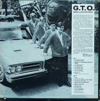Ronny and The Daytonas - G.T.O. (LP) - Image 2