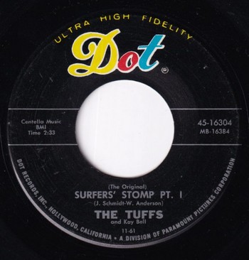 Kay Bell and The Tuffs - Surfers' Stomp Pt. 1   (7")