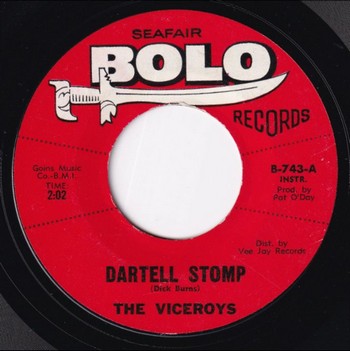 The Viceroys - Dartell Stomp   (7")