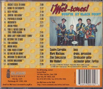 Los Mel-Tones! - Surfin' at Black Point (CD) - Image 2