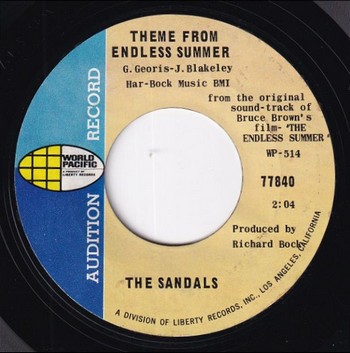 The Sandals - Theme from The Endless Summer (7")