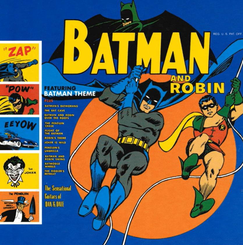The Sensational Guitars of Dan & Dale - Batman and Robin   (LP)