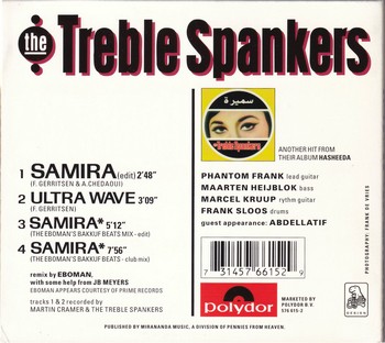The Treble Spankers - Samira (CD-EP) - Image 2