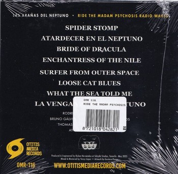 Las Arañas Del Neptuno - Ride the Madam Psychosis Radio Waves (CD) - Image 2