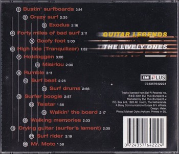 The Lively Ones - Guitar Legends (CD) - Image 2